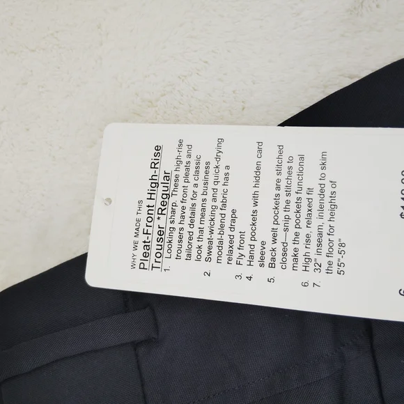 lululemon athletica Black Wide-Leg Trousers - Picture 3 of 4